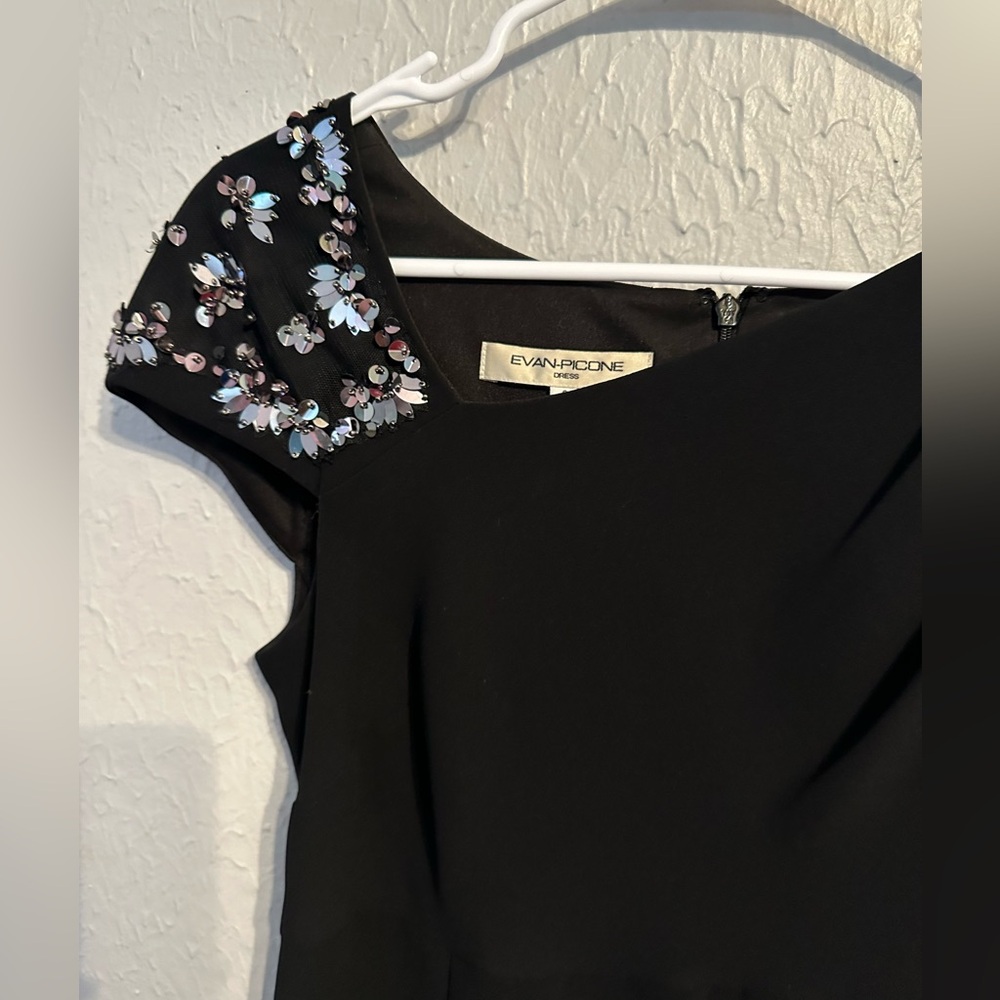 Black Embellished Formal Dress